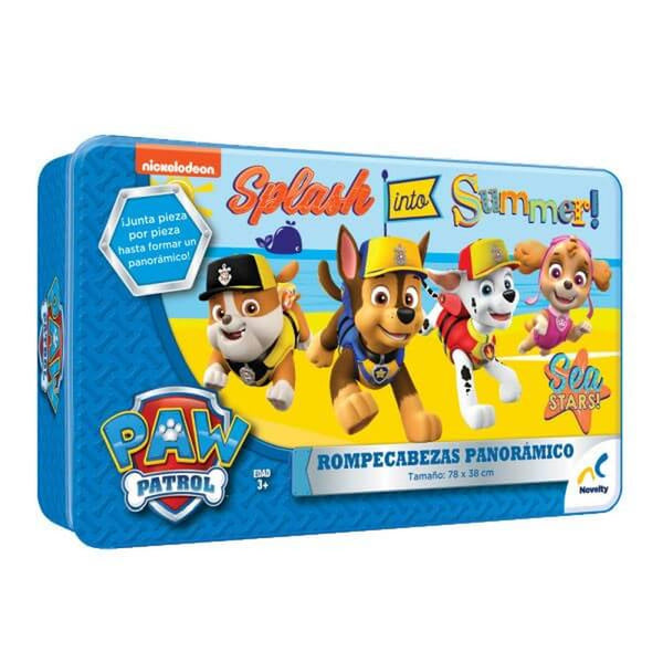 Rompecabezas Panorámico Paw Patrol Infantil 50 Pz Novelty