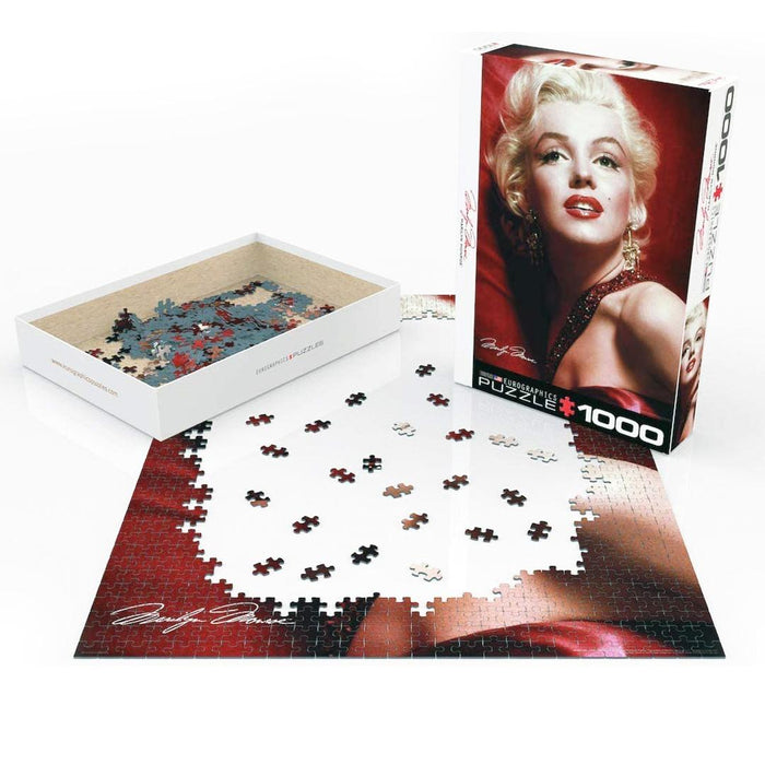 Rompecabezas Marilyn Monroe Red Portrait Sam Shaw 1000 Pz