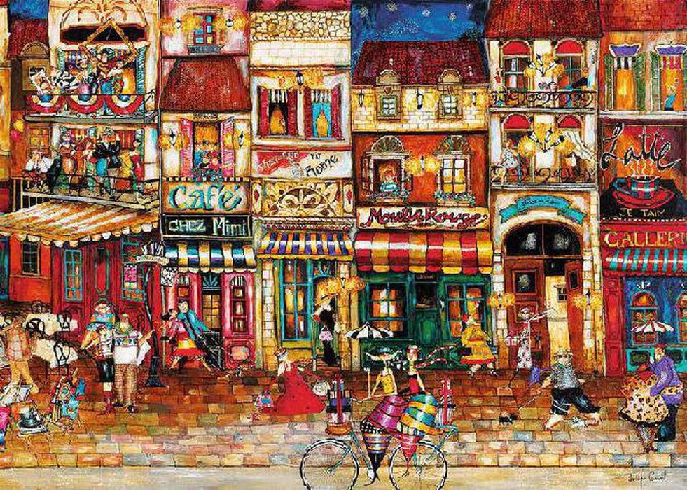 Rompecabezas Calles De Francia 1000 Piezas Ravensburger