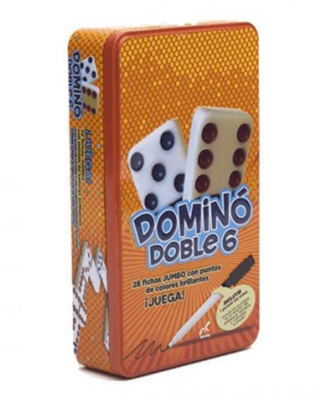 Domino Doble 6 En Caja Metalica