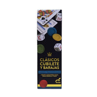 Set De Casino Cubilete + Baraja Póker Y Española + Fichas - 2