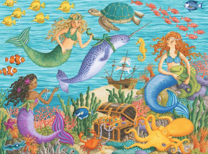 Rompecabezas Sirenas 100 Piezas Ravensburger