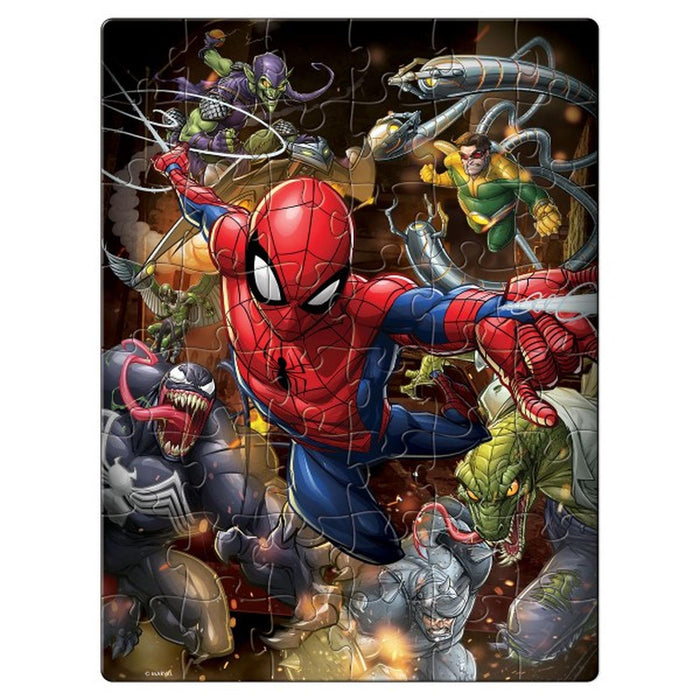 Rompecabezas Lenticular Spider Man 48 Piezas 3D Marvel