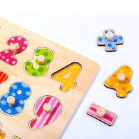 Rompecabezas De Madera Números + Signos De Operación15 Pz - 3