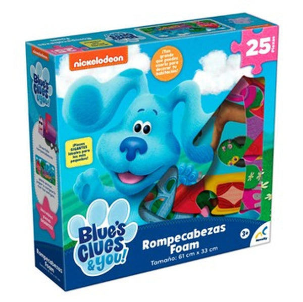 Rompecabezas de Foamy Pistas de Blue 25 Piezas