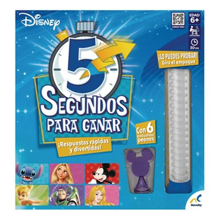 Juego de Mesa en Familia 5 Segundos Para Ganar Disney