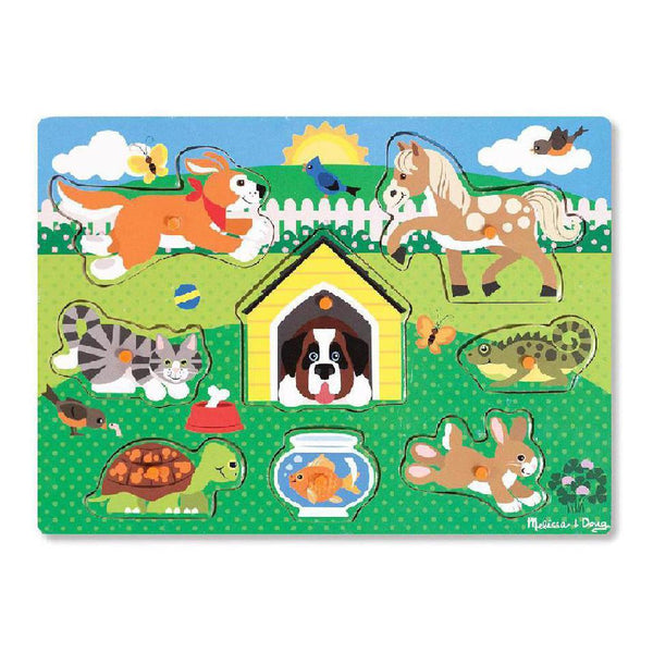 Rompecabeza De Madera - Pets Rompecabezas De De Madera Melissa & Doug