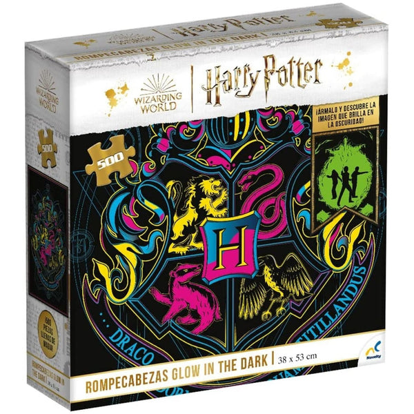 Rompecabezas Harry Potter Glow In The Dark 500 Piezas