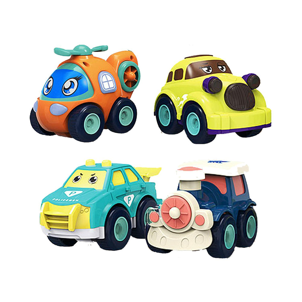 Carro De Fricción Divertido Varios Modelos 10 cm Alto
