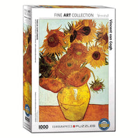 Rompecabezas Van Gogh Girasoles 1000 Piezas EuroGraphics - 1