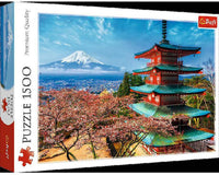 Rompecabezas 1500 Piezas Trefl: Monte Fuji, Tokio - 1