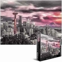ROMPECABEZAS SEATTLE CITY SKYLINE 1000 PIEZAS EUROGRAPHICS - 3