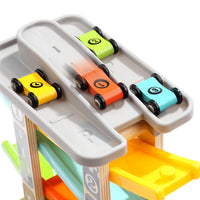 Pista de carros De Madera 4 rampas sencillas 6 Pz Top Bright - 2