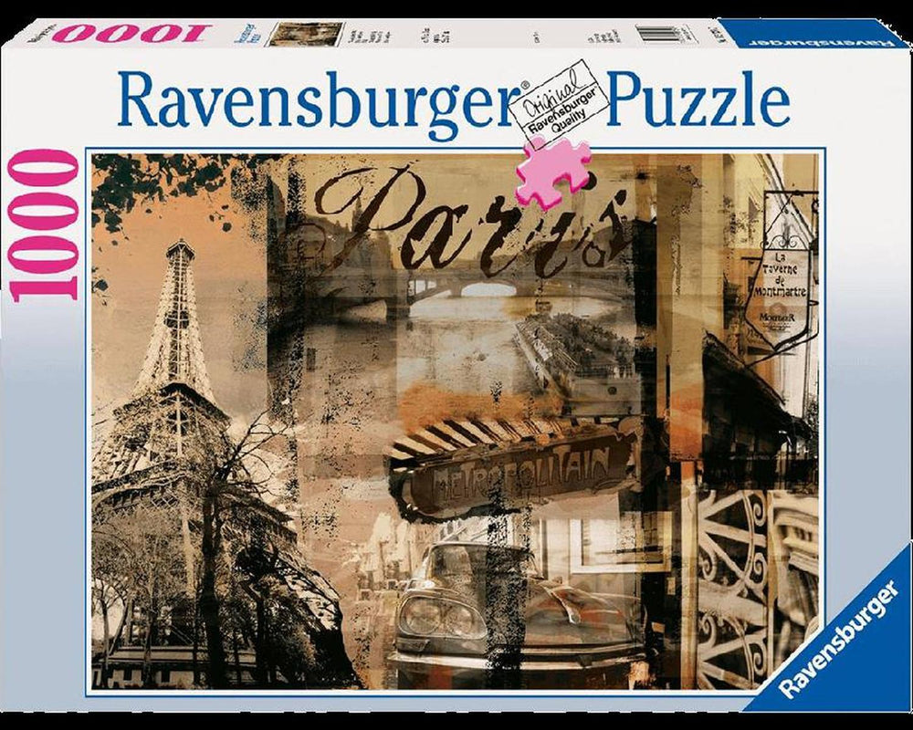 Rompecabezas Paris Nostalgico 1000 Piezas Ravensburger