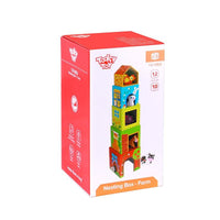 Juego De Bloques Apilables- Animales 10 Piezas Nesting Boxes - 2