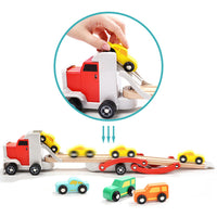 Juguete Camión De Madera Para Niños, 6 Piezas Top Bright - 5