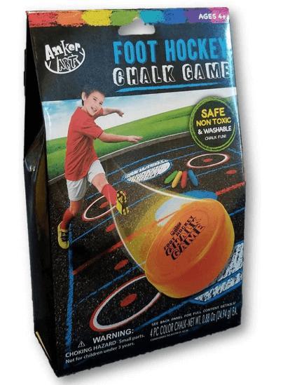 Foot Hockey Chalk Game