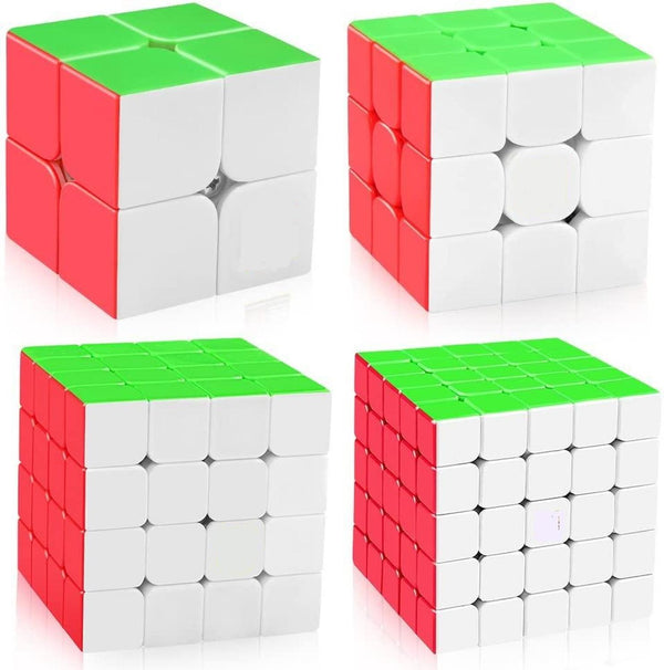 Set Cubos Magicos 2 + 3 + 4 + 5 - Meilong Anti Estres