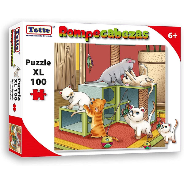 Rompecabezas Gatitos Jugando 100 Pzs