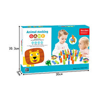 Torre Apilable Para Bebes Animales Educativo 48 Pz - 4