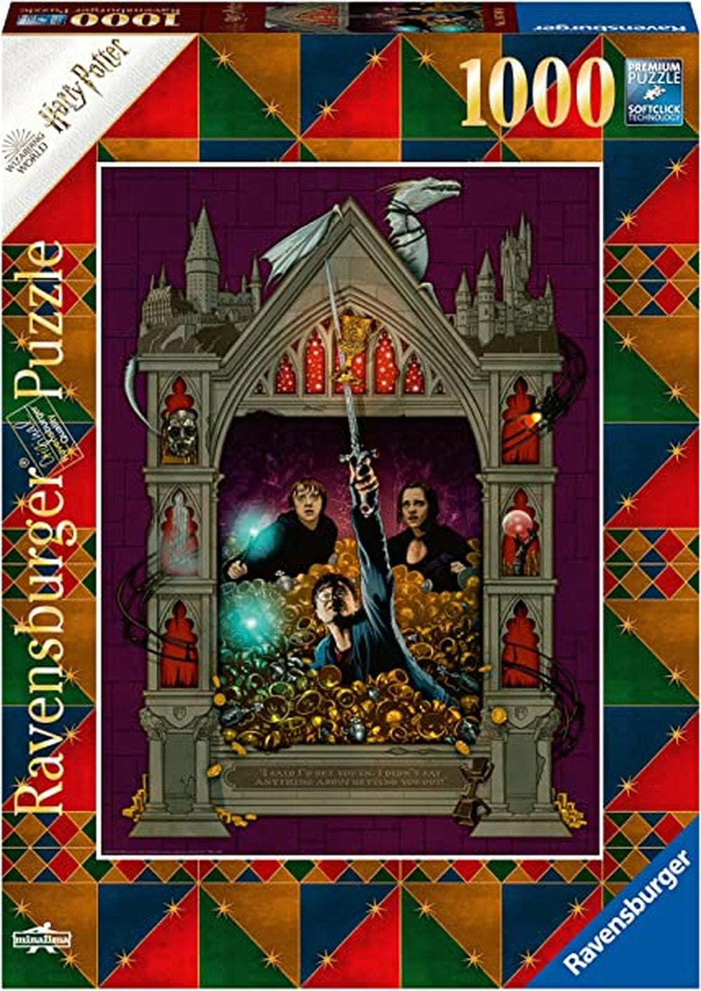 Rompecabezas Harry Potter: Las Reliquias De La Muerte 1000 Piezas Ravensburger