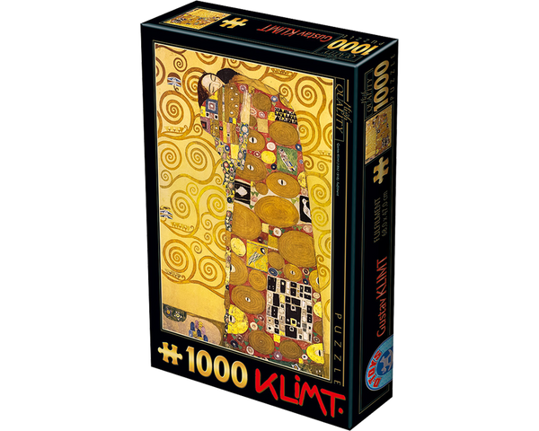 Rompecabezas Klimt: El Abrazo 1000 Piezas D-Toys