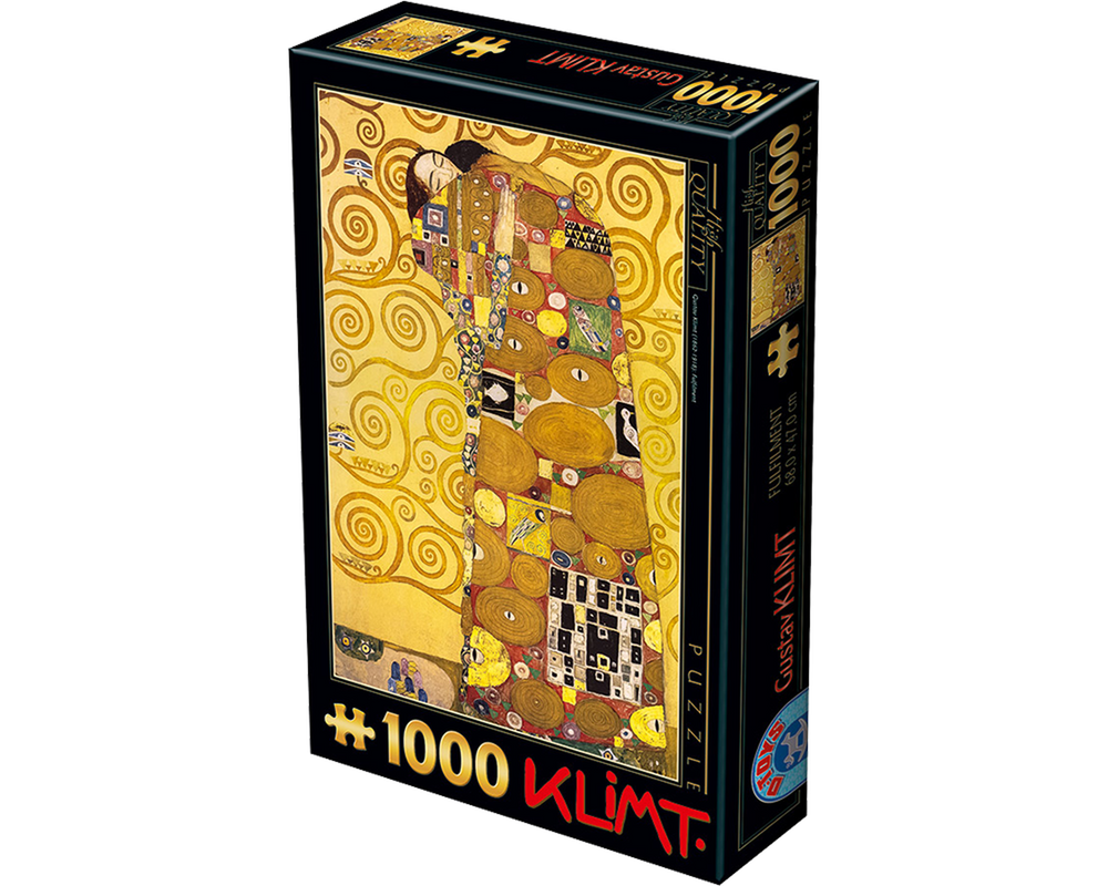 Rompecabezas Klimt: El Abrazo 1000 Piezas D-Toys