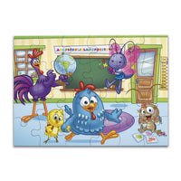 Rompecabezas Pieza Gigante Gallina Pintadita 24 Pz Infantil - 3