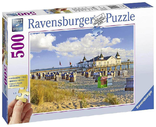 Playa En Ahlbeck Alemania Rompecabezas De 500 Piezas Ravensburger