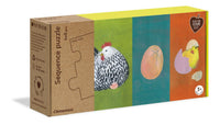Rompecabezas 4X8 Pz Ciclos De Vida (Secuencias Go Green) Clementoni - 1