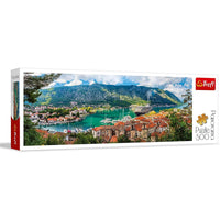Rompecabezas Bahia De Kotor Montenegro Panorámico 500 Piezas - 1