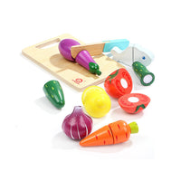 Juego De Comida De Madera- Niños, Con Tabla Para Cortar 9 pz - 3