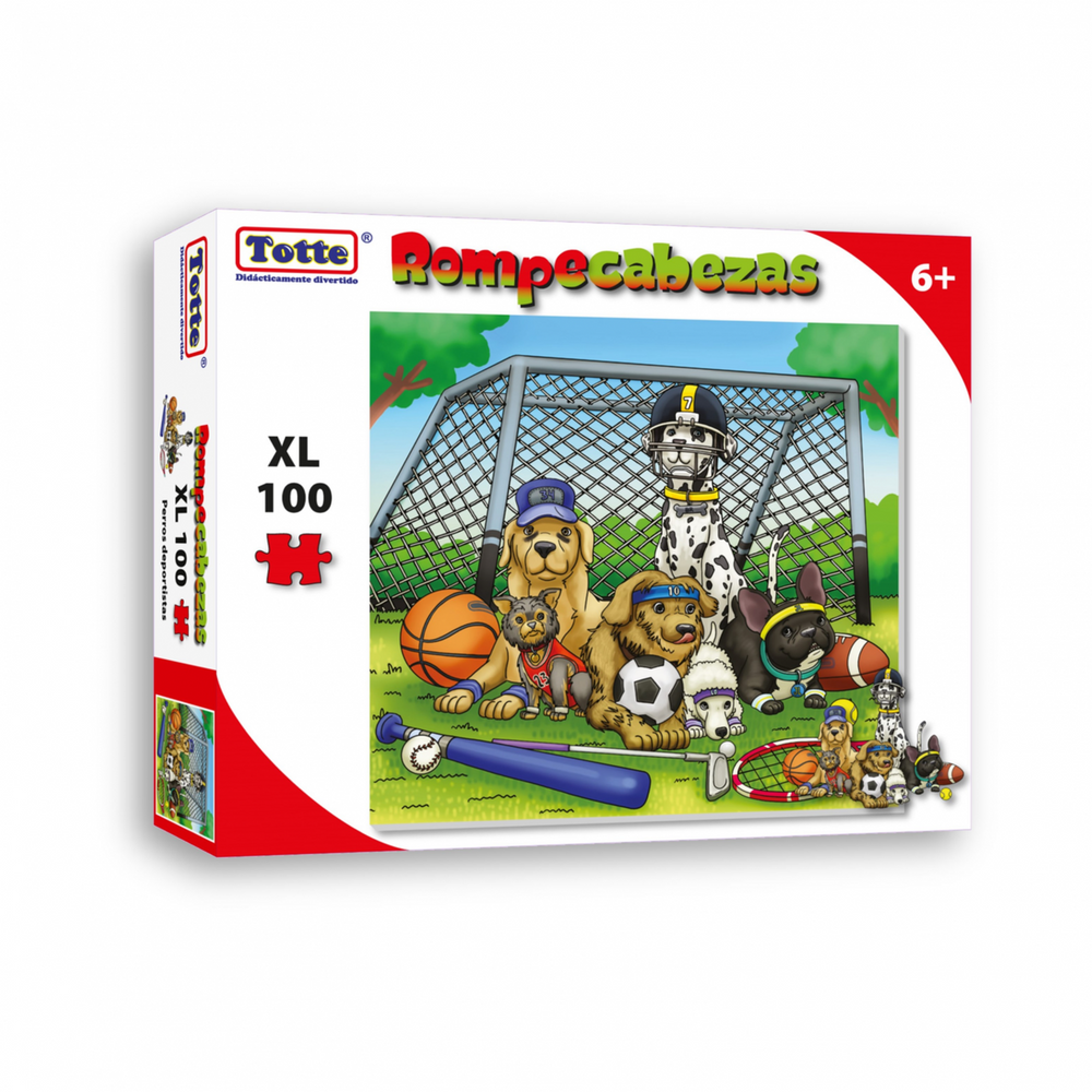 Rompecabezas Perros Deportistas 100 Pz