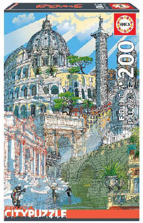 Roma City Puzzle Rompecabezas De 200 Piezas Educa