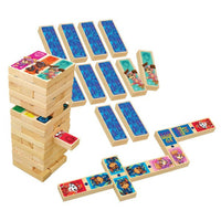 Torre De Madera 3 En 1 Paw Patrol, Torre,Memoria Y Domino - 1