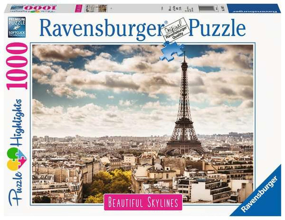Rompecabezas Paris, Torre Eiffel 1000 Piezas Ravensburger