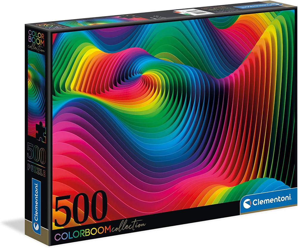 Rompecabezas Colorboom Waves 500 Piezas Clementoni