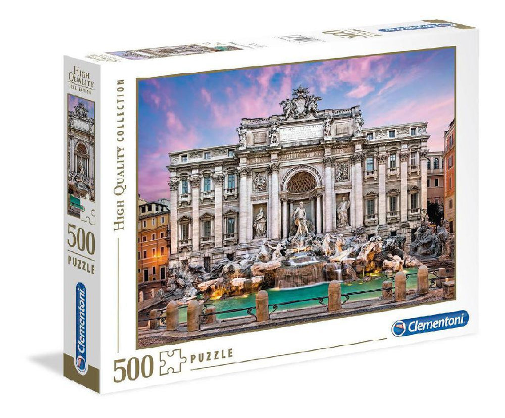 Rompecabezas Fuente De Trevi 500 Piezas Clementoni
