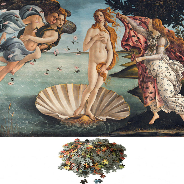 Rompecabezas Botticelli Nacimiento De Venus Arte 1000 piezas
