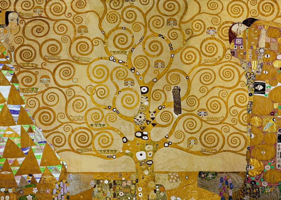 Rompecabezas Klimt- El Árbol de la Vida 1000 piezas Ravensburger