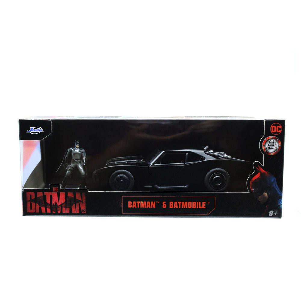 Batmobile & Batman Pattinson 1:32 Escala DC Die Cast