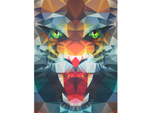 ROMPECABEZAS TIGRE POLIGONAL 500 PIEZAS RAVENSBURGER - 2