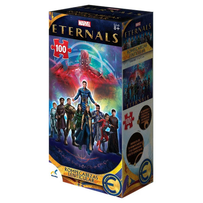 Rompecabezas Lenticular Eternals 100 Piezas Marvel