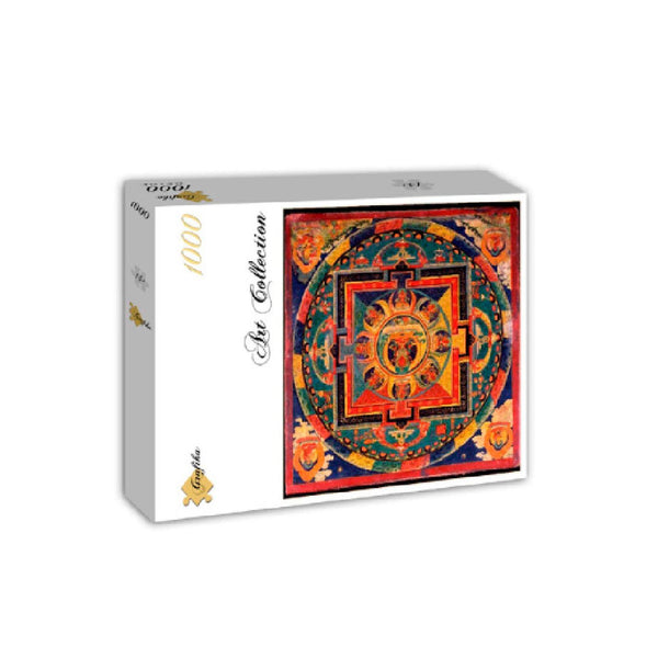 Rompecabezas Amitabha Mandala Del Tibet Grafika 1000 Piezas