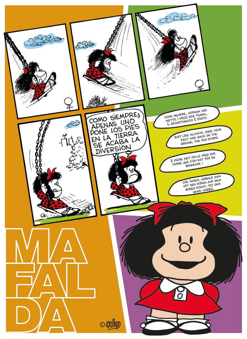 Rompecabezas Mafalda Divertida Quino 500 piezas Clementoni