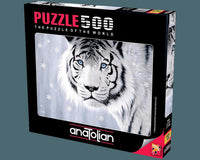Rompecabezas Jon Rattenbury: Ojos Cristalinos (Tigre) 500 Piezas Anatolian - 1