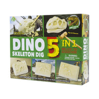 Kit Excavación 5 en 1 Dinosaurios Fósiles Arqueología - 4