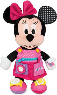 Peluche Baby Minnie Disney Estimulación 36 cm Tela Suave - 1
