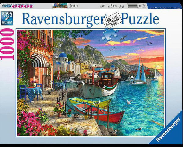 Rompecabezas Atardecer Griego 1000 Piezas Ravensburger
