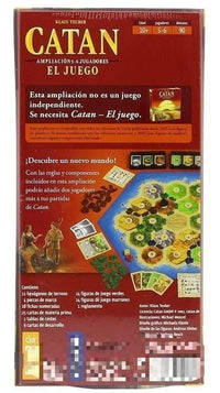 Paquete Catan El Juego + Ampliación 5-6 jug+ Juego De Cartas - 6